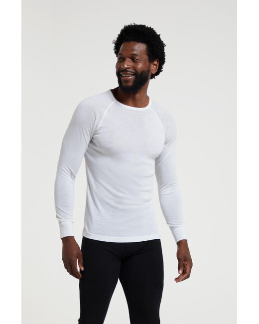 Mountain Warehouse White Merino Wool Thermal Top () for men