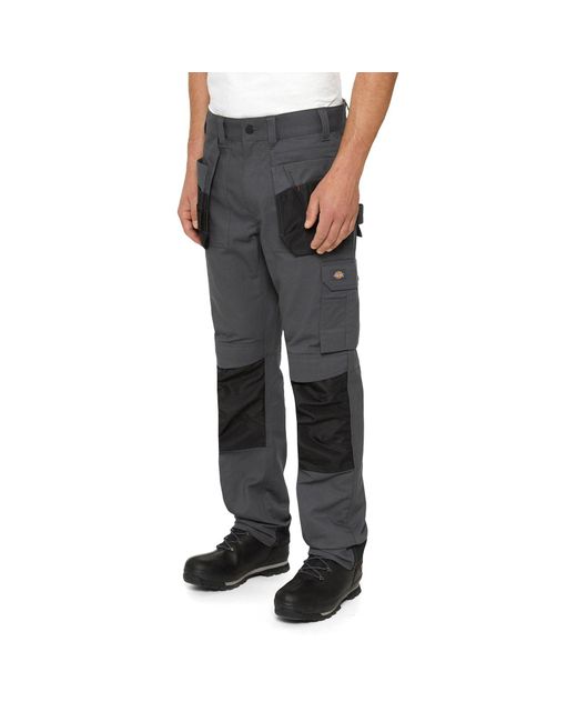 Dickies Gray Multi Pocket Utility Work Trousers for men