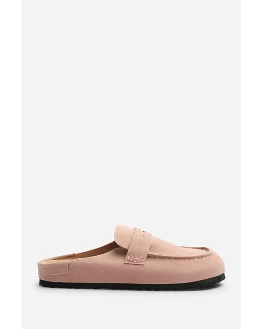 Where's That From Blue Honeybee Low Back Slip On Mule