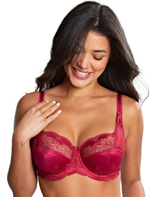 Panache Red Clara Full Cup Bra