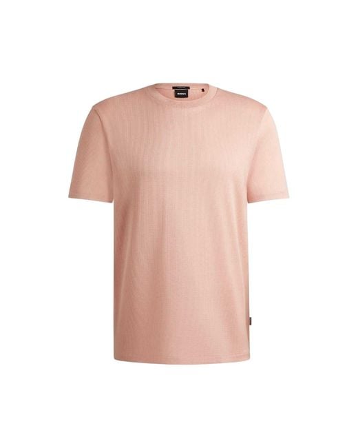 Boss Pink Tiburt 406 T-Shirt Cotton for men