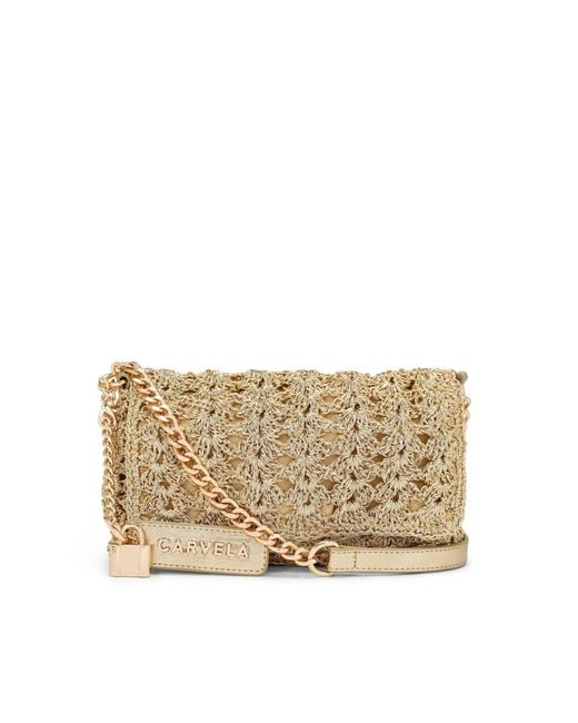 Carvela Kurt Geiger Metallic Valeria Crossbody Bag