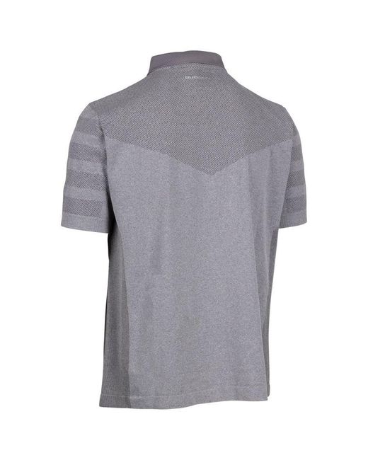 Trespass Gray Nab Tp75 Active Polo Shirt Marl) for men