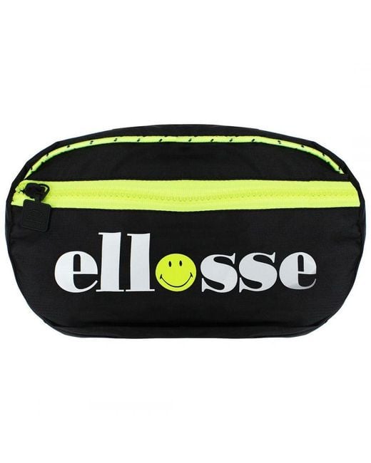 Ellesse Black Piollo Bum Bag for men