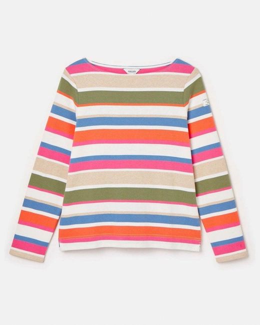 Joules White Harbour Multi Stripe Top
