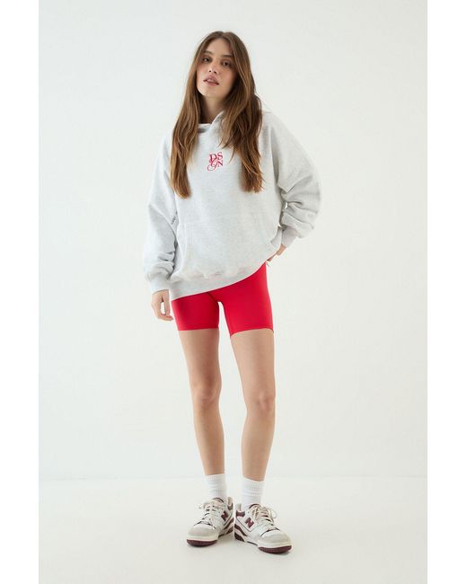 DSGN Studio Red Oversized Hoodie