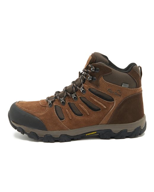 Peter Storm Brown Eskdale Ii Waterproof Walking & Hiking Mid Boots With Stormgrip Outsole for men