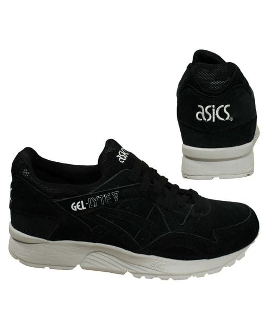 Asics Black Gel-Lyte V Trainers Suede for men