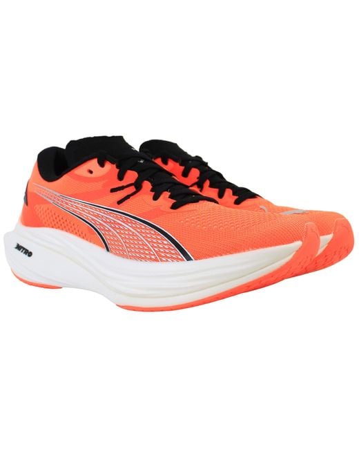 PUMA Red Deviate Nitro 3 Running Shoes for men