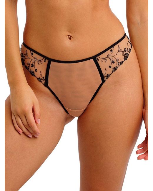 Freya Brown Entwined Thong