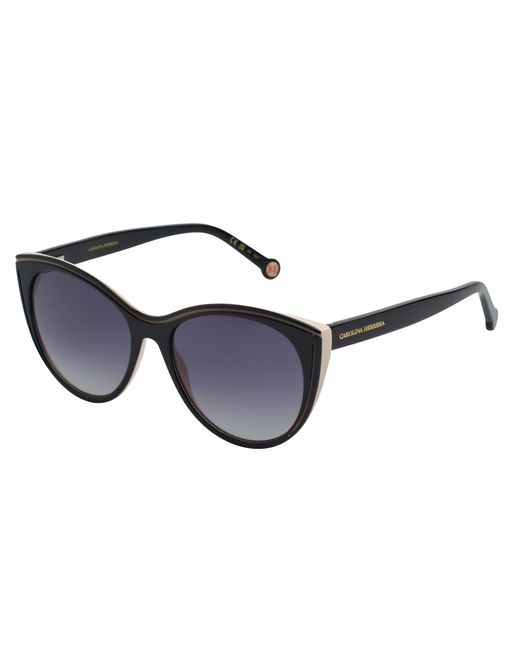 Carolina Herrera Black Her0142S Acetate Butterfly Sunglasses For