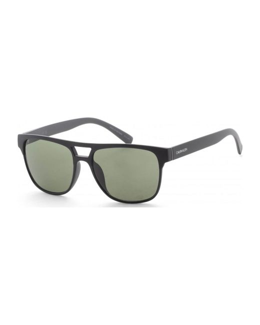 Calvin Klein Blue 55Mm Matte Sunglasses Ck20523Sn-001 for men