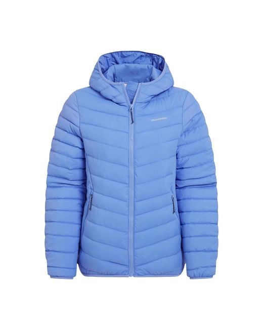 Craghoppers Blue Ladies Compresslite Ix Insulated Hooded Jacket (Vinca)