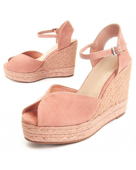 Montevita Pink Wedge Sparto Sandal Wesparto7