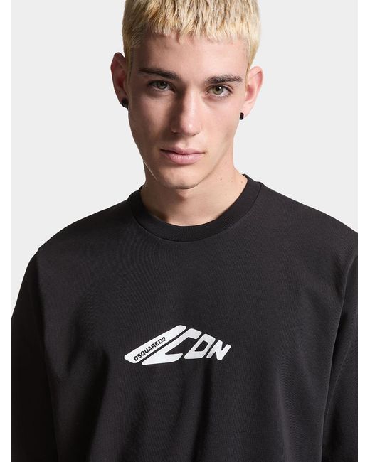 DSquared² Black Icon New Generation T-Shirt for men