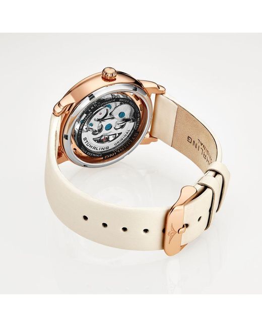 Stuhrling Metallic Winchester 3982 Automatic 40Mm Skeleton