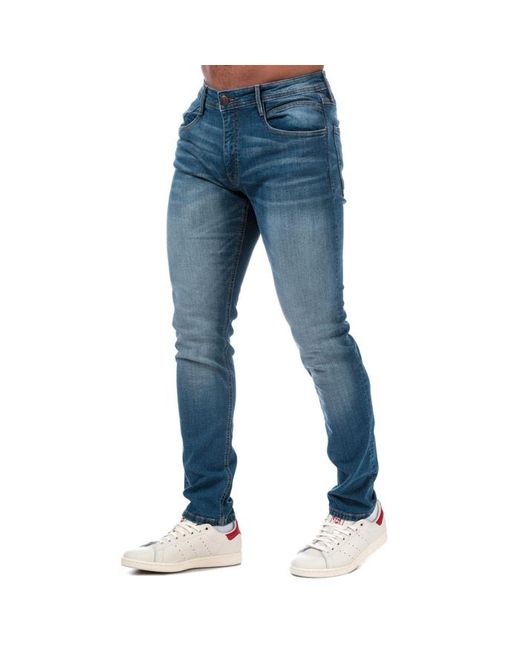 Duck and Cover Blue Maylead Slim Fit Jeans for men