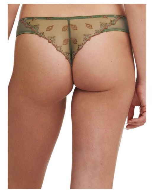 Chantelle Green Champs Elysees Tanga