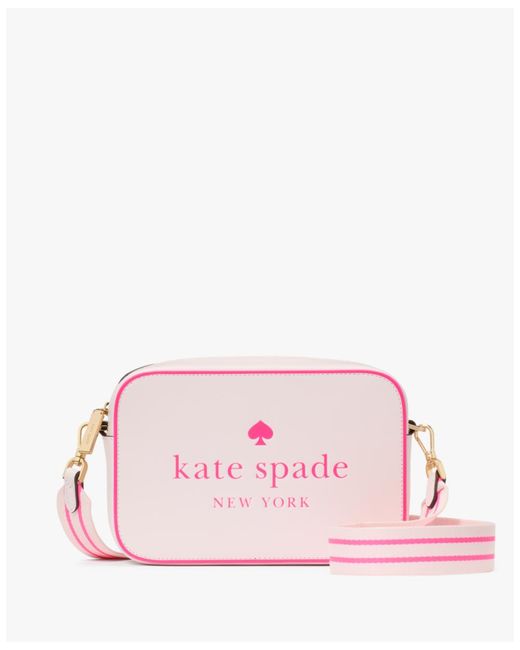 Kate Spade Pink Oh Snap Colorblock Saffiano Leather Mini Camera Bag