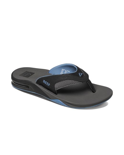 Reef Black Fanning Sandals for men