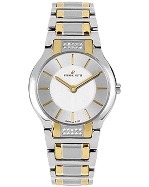 Pierre Petit Metallic Serie Laval Watch Stainless Steel