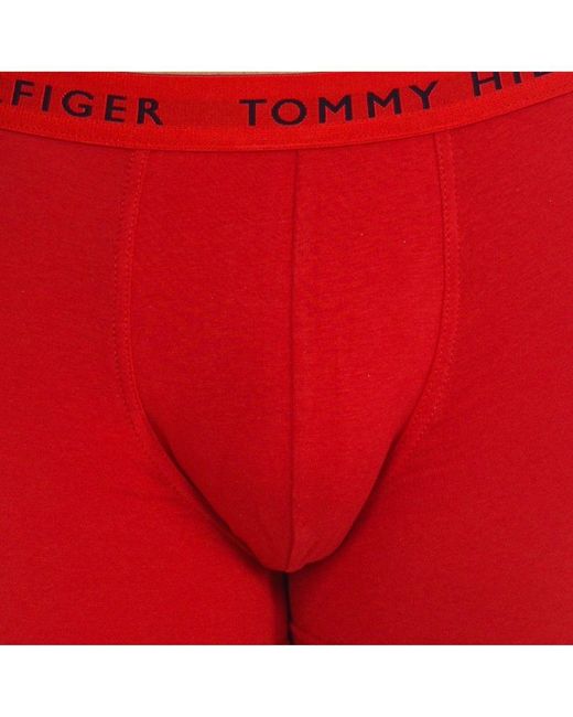 Tommy Hilfiger Recycled Essentials 3er-pack Herren-slang in het Red voor heren