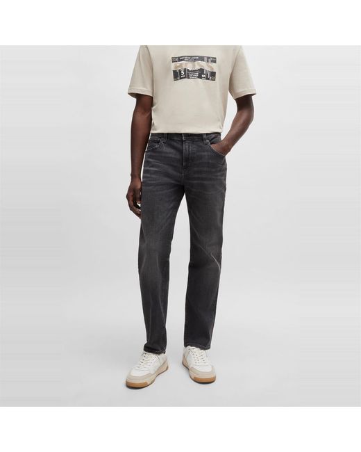 Boss Blue Slim Fit Five Pocket Design Jeans for men