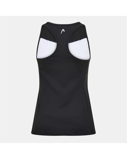 Head Black Crew Neck Y-Tank Top