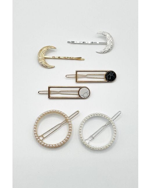 SVNX Gray Elegant Hair Clip Bundle