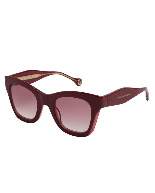 Carolina Herrera Red Ch0015S Acetate Butterfly Sunglasses For
