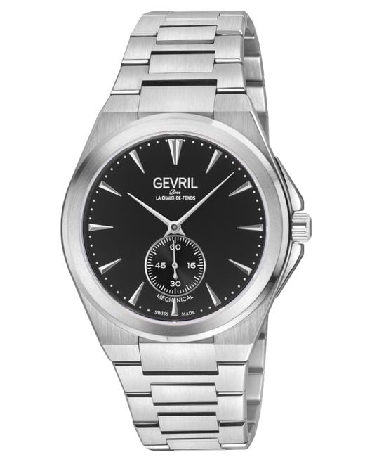Gevril Gray Montauk 'S316L Stainless Steel Case, Dial, 316L Bracelet Watch for men
