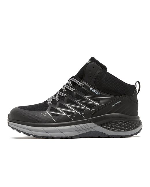 Hi-tec Black Trail Destroyer Mid Waterproof Walking Shoe for men