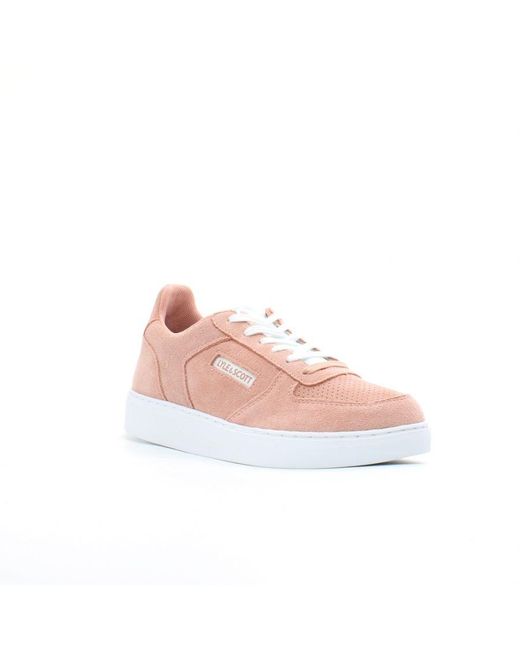 Lyle & Scott Pink Mcmahon Ii Trainers Leather for men