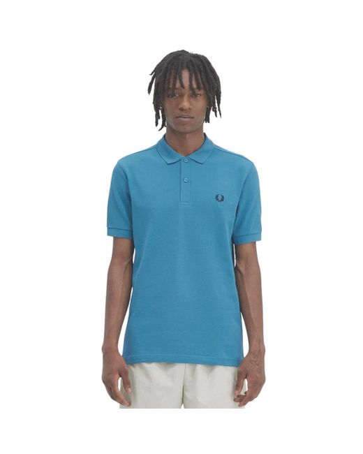 Fred Perry Blue Classic Ocean Polo Shirt for men