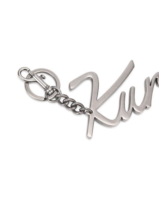 Kurt Geiger Metallic Metal Keyring
