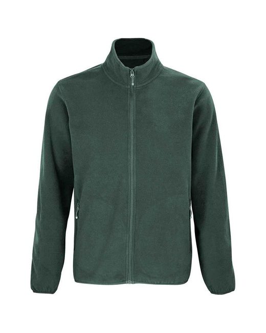 Sol's Green Factor Recycled Fleece Jacket (Forest) for men