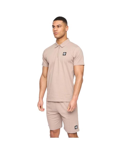 Henleys Pink Henychill Polo/Shorts Set for men