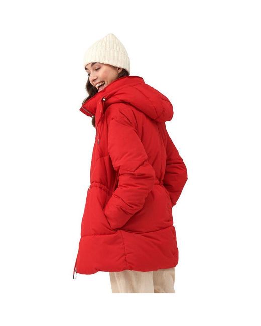 Regatta Red Rurie Hooded Padded Insulated Jacket Coat
