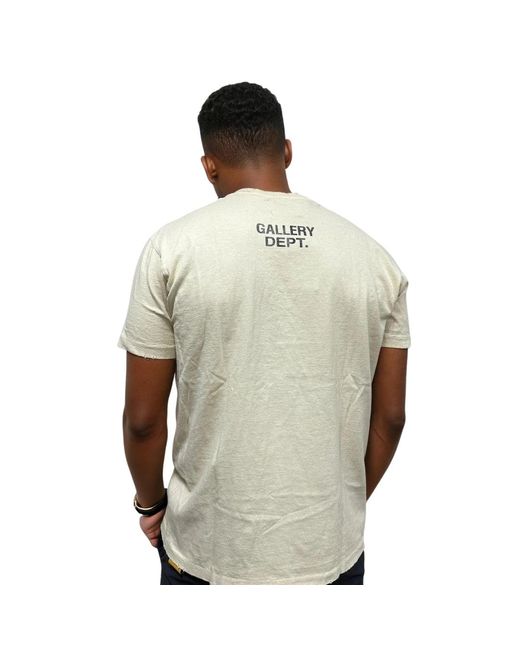 GALLERY DEPT. Natural Atk Univ Music Connections T-Shirt Cotton for men