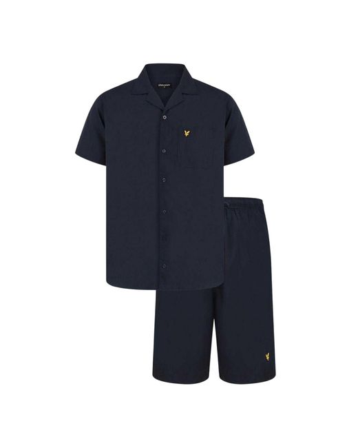 Lyle & Scott Blue Pyjama Set (Peacoat) for men