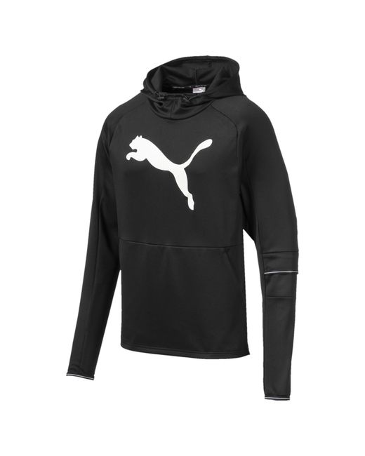 PUMA Black Tech Sports Hoodie for men