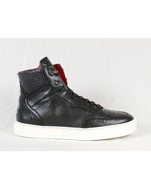 Jeffery West Black Sneakers for men