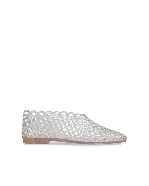 Steve Madden Gray Grove Clear Ballet Flats