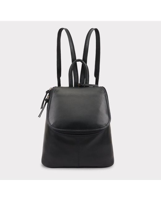 Lloyd Baker Black Padma Leather Backpack