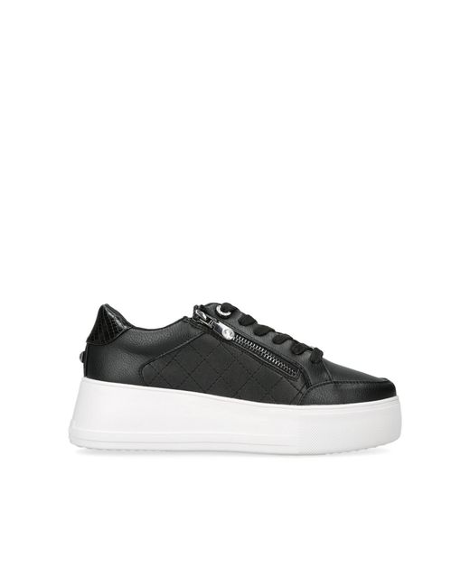 Carvela Kurt Geiger Black Jive Zip Sneakers