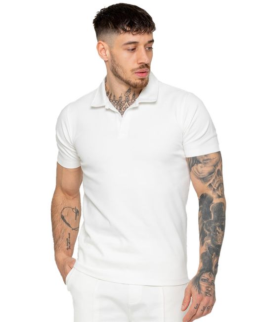Enzo Poloshirt in het White voor heren