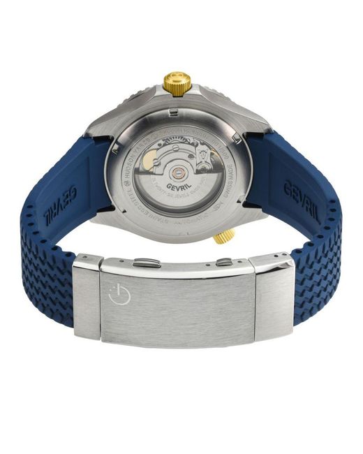 Gevril Blue Hudson Yards 48803R Swiss Automatic Sellita Sw200 Watch for men