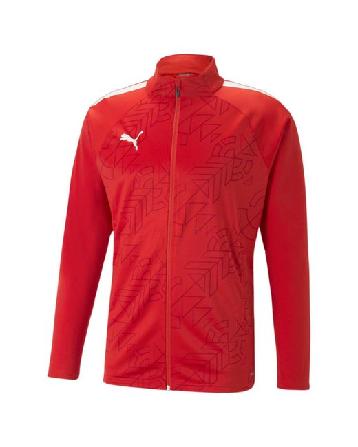 PUMA Red Teamliga Graphic Track Jacket for men