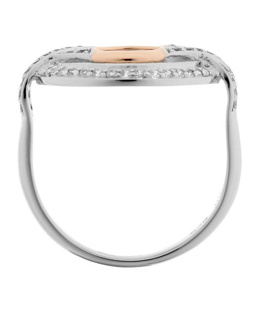 Orphelia Metallic 925 Sterling Ring