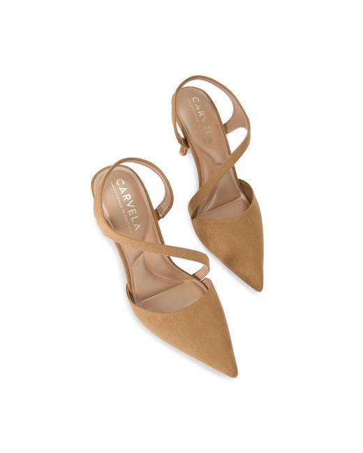 Carvela Kurt Geiger Brown Symmetry Court Heels